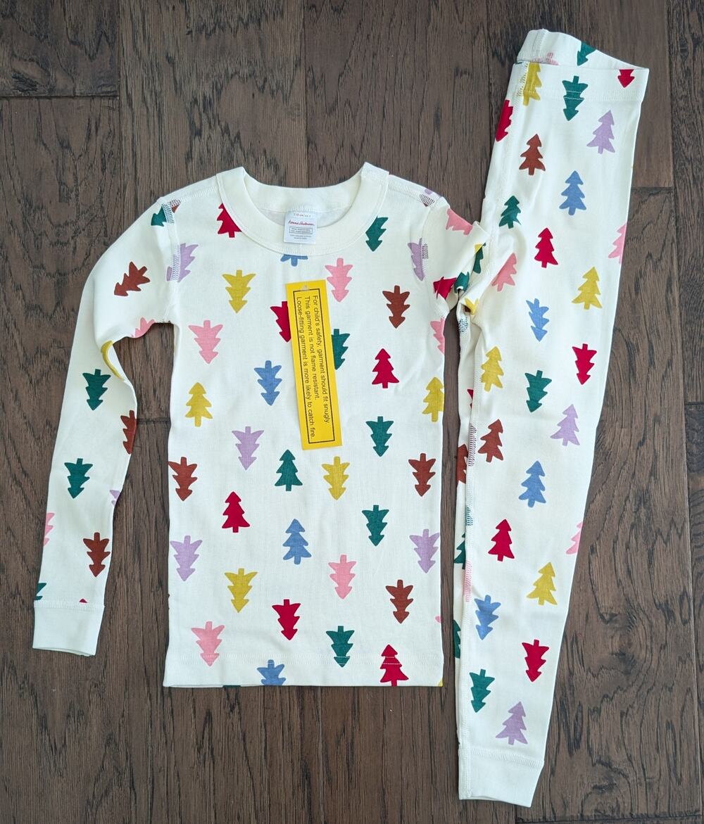 Hanna Andersson Christmas Tree Pajamas NEW!